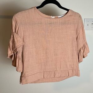 Petal & Pup light pink crop top